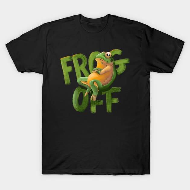 Frog off T-Shirt by Mansemat